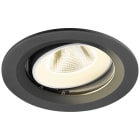 SLV - NUMINOS® MOVE M, encastré downlight, 4000 K, 20°, IP20, rond, noir / blanc