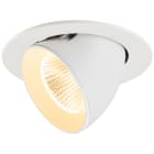 SLV - NUMINOS® GIMBLE L, encastré downlight, intérieur, 3000 K, 40°, IP20, rond, blanc