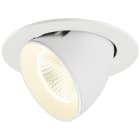SLV - NUMINOS® GIMBLE L, encastré downlight, intérieur, 4000 K, 40°, IP20, rond, blanc