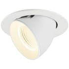 SLV - NUMINOS® GIMBLE L, encastré downlight, intérieur, 4000 K, 55°, IP20, rond, blanc