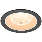 SLV - NUMINOS® L, encastré downlight, intérieur, 2700 K, 55°, IP20, rond, noir / blanc