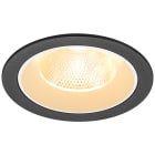 SLV - NUMINOS® L, encastré downlight, intérieur, 3000 K, 20°, IP20, rond, noir / blanc