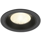 SLV - NUMINOS® L, encastré downlight, intérieur, 4000 K, 20°, IP20, rond, noir