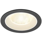 SLV - NUMINOS® L, encastré downlight, intérieur, 4000 K, 20°, IP20, rond, noir / blanc