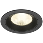 SLV - NUMINOS® L, encastré downlight, intérieur, 4000 K, 40°, IP20, rond, noir