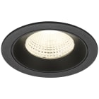 SLV - NUMINOS® L, encastré downlight, intérieur, 4000 K, 55°, IP20, rond, noir