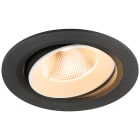 SLV - NUMINOS® MOVE L, encastré downlight, 2700 K, 20°, IP20, rond, noir / blanc