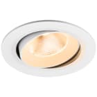 SLV - NUMINOS® MOVE L, encastré downlight, intérieur, 2700 K, 20°, IP20, rond, blanc