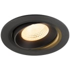 SLV - NUMINOS® MOVE L, encastré downlight, intérieur, 3000 K, 55°, IP20, rond, noir