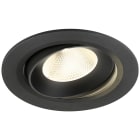 SLV - NUMINOS® MOVE L, encastré downlight, intérieur, 4000 K, 20°, IP20, rond, noir