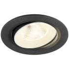SLV - NUMINOS® MOVE L, encastré downlight, 4000 K, 20°, IP20, rond, noir / blanc