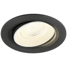 SLV - NUMINOS® MOVE L, encastré downlight, 4000 K, 55°, IP20, rond, noir / blanc