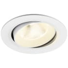 SLV - NUMINOS® MOVE L, encastré downlight, intérieur, 4000 K, 20°, IP20, rond, blanc