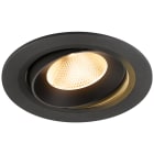 SLV - NUMINOS® MOVE L, encastré downlight, intérieur, 3000 K, 20°, IP20, rond, noir