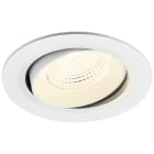 SLV - NUMINOS® MOVE L, encastré downlight, intérieur, 4000 K, 55°, IP20, rond, blanc