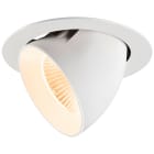 SLV - NUMINOS® GIMBLE XL, encastré downlight, intérieur, 2700 K, 40°, blanc
