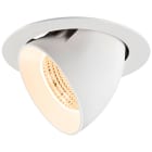 SLV - NUMINOS® GIMBLE XL, encastré downlight, intérieur, 2700 K, 55°, blanc