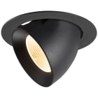 SLV - NUMINOS® GIMBLE XL, encastré downlight, intérieur, 3000 K, 20°, NOIR