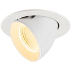 SLV - NUMINOS® GIMBLE L, encastré downlight, intérieur, 3000 K, 55°, IP20, rond, blanc