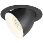 SLV - NUMINOS® GIMBLE XL, encastré downlight, intérieur, 4000 K, 55°, noir / blanc