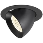 SLV - NUMINOS® GIMBLE XL, encastré downlight, intérieur, 4000 K, 55°, noir