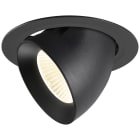 SLV - NUMINOS® GIMBLE XL, encastré downlight, intérieur, 4000 K, 40°, noir