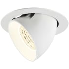 SLV - NUMINOS® GIMBLE XL, encastré downlight, intérieur, 4000 K, 55°, blanc