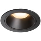 SLV - NUMINOS® XL,encastré downlight, intérieur,3000 K, 40°, IP20, rond, noir