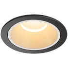 SLV - NUMINOS® XL, encastré downlight, intérieur, 3000 K, 20°, IP20, rond, noir /blanc