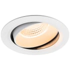 SLV - NUMINOS® MOVE XL, encastré downlight, intérieur, 2700 K, 55°, IP20, rond, blanc