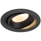SLV - NUMINOS® MOVE XL, encastré downlight, intérieur, 3000 K, 40°, IP20, rond, noir