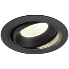 SLV - NUMINOS® MOVE XL, encastré downlight, intérieur, 4000 K, 40°, IP20, rond, noir