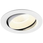 SLV - NUMINOS® MOVE XL, encastré downlight, intérieur, 4000 K, 40°, IP20, rond, blanc