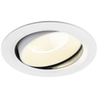 SLV - NUMINOS® MOVE XL, encastré downlight, intérieur, 4000 K, 20°, IP20, rond, blanc