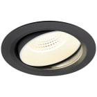SLV - NUMINOS® MOVE XL, encastré downlight, 4000 K, 55°, IP20, rond, noir / blanc