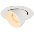SLV - NUMINOS® GIMBLE XS, spot encastré, intérieur, 2700 K, 20°, IP20, rond, blanc