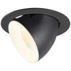 SLV - NUMINOS® GIMBLE XL, encastré downlight, intérieur, 4000 K, 20°, noir / blanc
