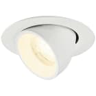 SLV - NUMINOS® GIMBLE XS, spot encastré, intérieur, 4000 K, 40°, IP20, rond, blanc