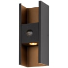 SLV - FLATT II, applique, extérieur, SENSOR, 2700 K, max. 10 W, noir, bord de mer