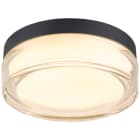 SLV - CYFT XL, Plaf. et appl., 2700/3000/4000 K, 15 W, PHASE, IP65, noir /transparent