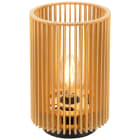 SLV - WUD TL, E27, lampe de table, intérieur, cylindrique, 1 x max. 40 W, naturel