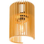 SLV - WUD WL, E27, applique murale, intérieur, cylindrique, 1 x max. 40 W, naturel