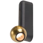 SLV - DYSKO, plafonnier et applique, switch, PHASE, 2700K, 6,7 W, 36°, noir / or