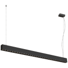 SLV - GLENOS® PRO, suspension, 1,2 m, DALI, UGR16, longueur 210 cm, 3000K, 75°, noir