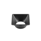 SLV - FIXT-IT ! collerette décorative carré noir