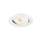 SLV - NEW TRIA® 68, Encastré de plafond, PHASE, AIRTIGHT, rond, 2700 K, 7,5 W, blanc