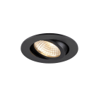 SLV - NEW TRIA® 68, Encastré de plafond, PHASE, AIRTIGHT, rond, 2700 K, 7,5 W, noir
