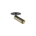 SLV - GRIP! S, plafonnier encastré, PHASE, 3000 K, 29°, IP20, cylindrique, bronze/noir