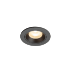 SLV - NUMINOS® XS, spot encastré, intérieur, 2700 K, 55°, IP20, rond, noir