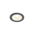 SLV - NUMINOS® XS, spot encastré, intérieur, 4000 K, 55°, IP20, rond, noir / blanc